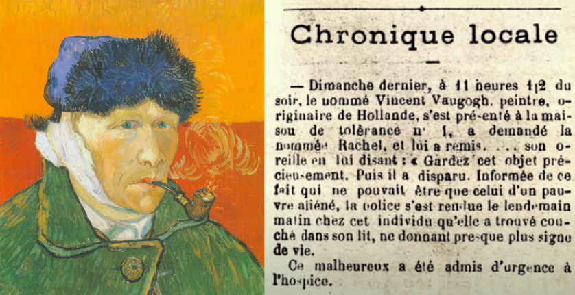 La cronaca dell'epoca che parla di Van Gogh